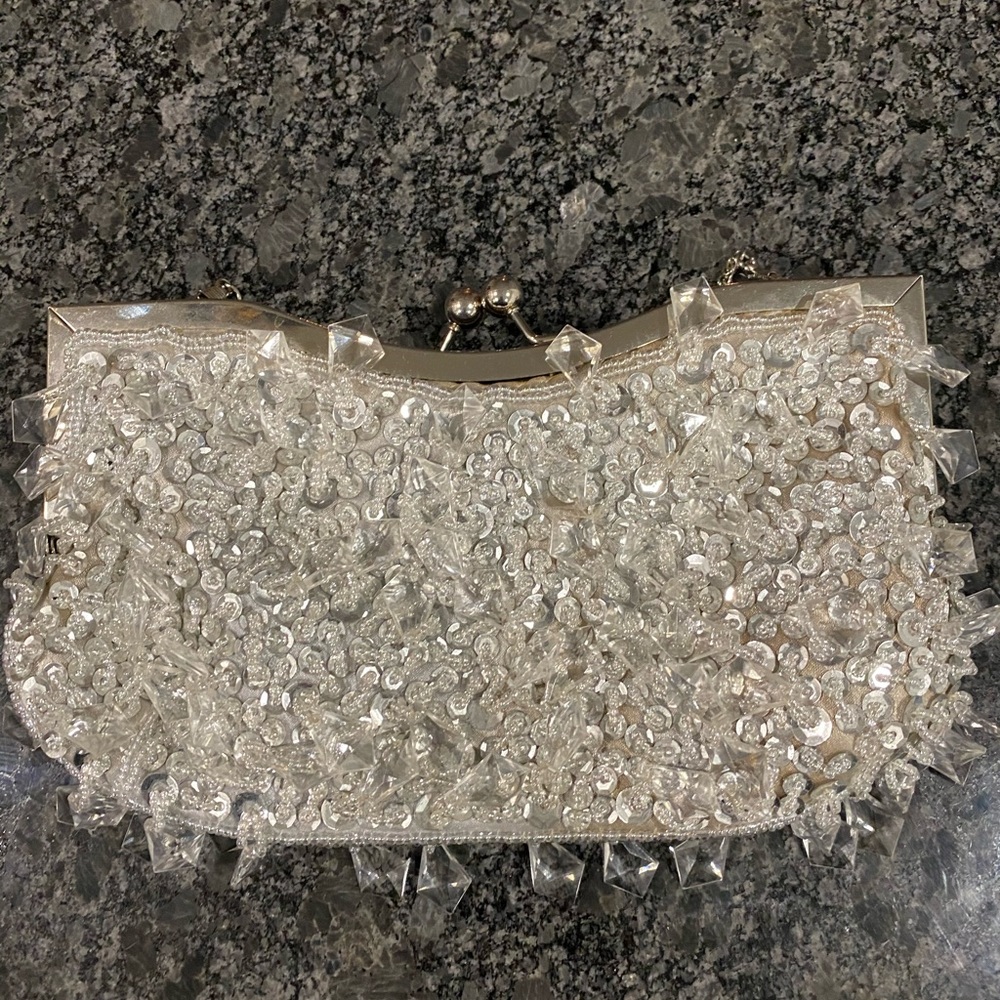 Crystal and Sequin Clutch